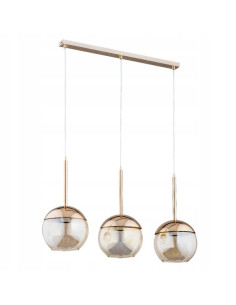 Lampa wisząca VOLDA GOLD 3E27 - Nowoczesna elegancja dla jadalni, salonu, biura i sypialni