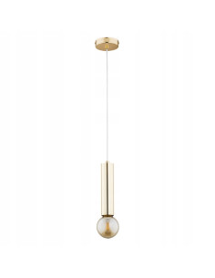 Lampa sufitowa JAZZ w eleganckim złotym wykończeniu - nowoczesny akcent do wnętrz glamour w sypialni i salonie.