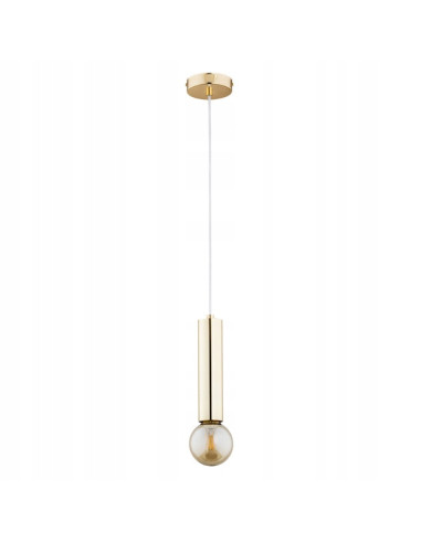 Lampa sufitowa JAZZ w eleganckim złotym wykończeniu - nowoczesny akcent do wnętrz glamour w sypialni i salonie.