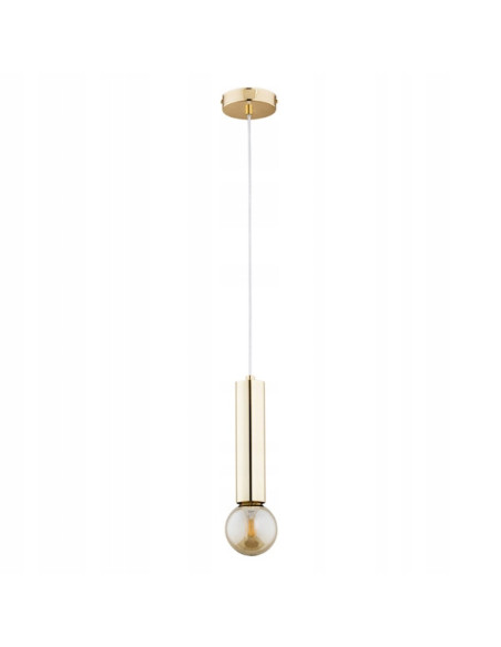 Lampa sufitowa JAZZ w eleganckim złotym wykończeniu - nowoczesny akcent do wnętrz glamour w sypialni i salonie.