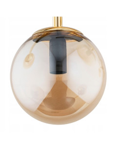 Lampa wisząca DANSA Gold - Elegancka gałąź z okrągłymi kloszami, nowoczesne oświetlenie do biura i salonu. 2