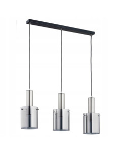 Lampa wisząca CELIA z chromowanymi akcentami - minimalistyczna elegancja do biura, salonu i jadalni