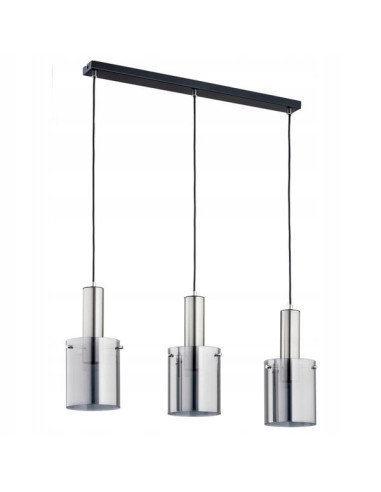 Lampa wisząca CELIA z chromowanymi akcentami - minimalistyczna elegancja do biura, salonu i jadalni