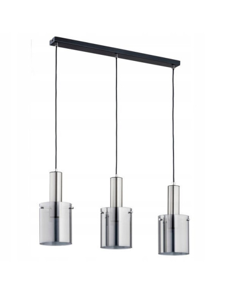 Lampa wisząca CELIA z chromowanymi akcentami - minimalistyczna elegancja do biura, salonu i jadalni