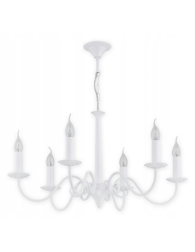 Żyrandol ASTI LEMIR - Luksusowe Oświetlenie do Wnętrz z 6 Punktami Świetlnymi, Elegancki Design i Energooszczędność