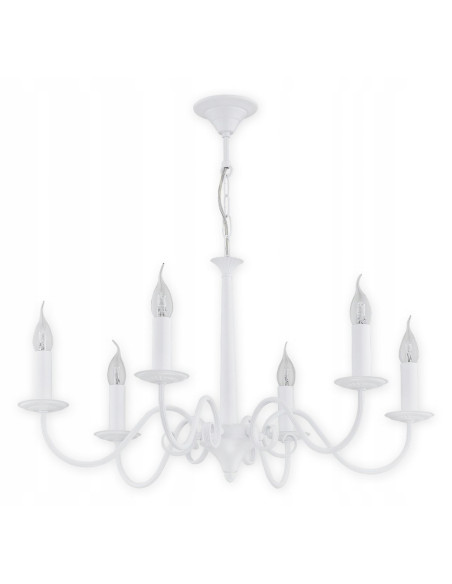 Żyrandol ASTI LEMIR - Luksusowe Oświetlenie do Wnętrz z 6 Punktami Świetlnymi, Elegancki Design i Energooszczędność