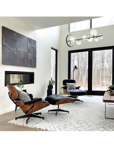 Lampa wisząca LED ORION LONG z bańkowymi kloszami w czarnym metalu – nowoczesny design do jadalni i eleganckich wnętrz.