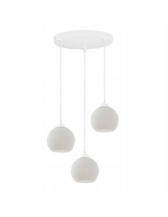 Lampa sufitowa RIFFLE z asymetrycznymi kulami, nowoczesne oświetlenie do minimalistycznych wnętrz.