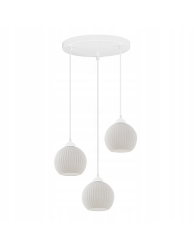 Lampa sufitowa RIFFLE z asymetrycznymi kulami, nowoczesne oświetlenie do minimalistycznych wnętrz.