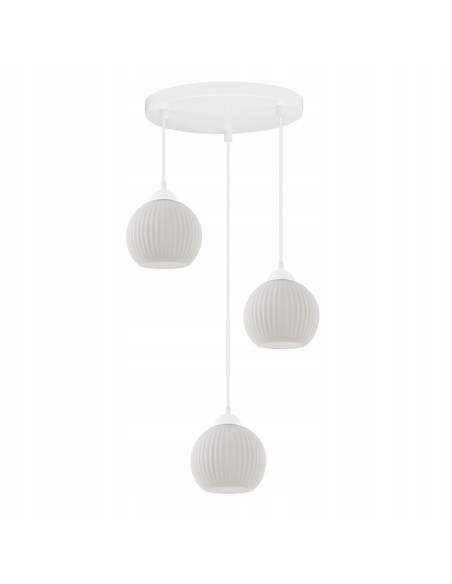 Lampa sufitowa RIFFLE z asymetrycznymi kulami, nowoczesne oświetlenie do minimalistycznych wnętrz.