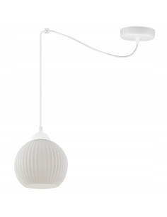 Lampa sufitowa RIFFLE, skandynawski design z regulowaną wysokością, idealna do jadalni i salonu