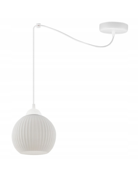 Lampa sufitowa RIFFLE, skandynawski design z regulowaną wysokością, idealna do jadalni i salonu