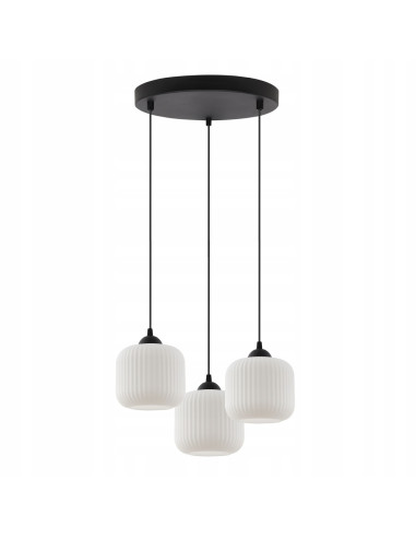 Nowoczesny żyrandol RIFFLE w stylu glamour z regulacją wysokości, idealny do jadalni i salonu.