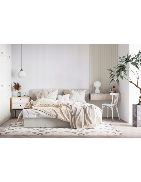 Nowoczesna lampka wisząca RIFFLE w białym kolorze z przezroczystym kloszem – eleganckie oświetlenie do każdego wnętrza.