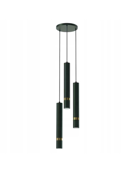 Lampa wisząca Joker w eleganckiej zieleni - nowoczesny akcent do biura i jadalni z kolekcji Milagro.