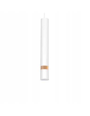 Lampa wisząca JOKER – minimalistyczna lampa w białym kolorze, regulowana wysokość 50-90 cm, idealna do nowoczesnych wnętrz.