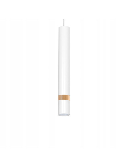 Lampa wisząca JOKER – minimalistyczna lampa w białym kolorze, regulowana wysokość 50-90 cm, idealna do nowoczesnych wnętrz.