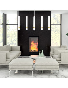 Lampa sufitowa JOKER – nowoczesne oświetlenie w stylu skandynawskim, 5 punktów świetlnych, regulowana wysokość 2