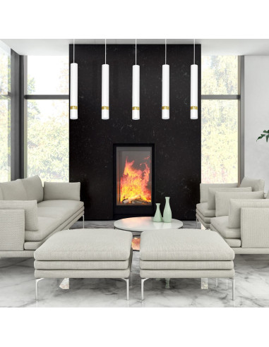 Lampa sufitowa JOKER – nowoczesne oświetlenie w stylu skandynawskim, 5 punktów świetlnych, regulowana wysokość