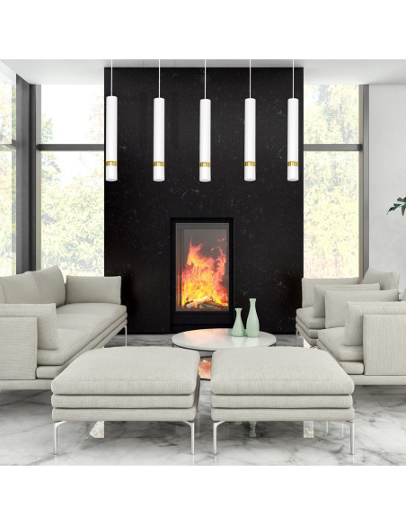 Lampa sufitowa JOKER – nowoczesne oświetlenie w stylu skandynawskim, 5 punktów świetlnych, regulowana wysokość