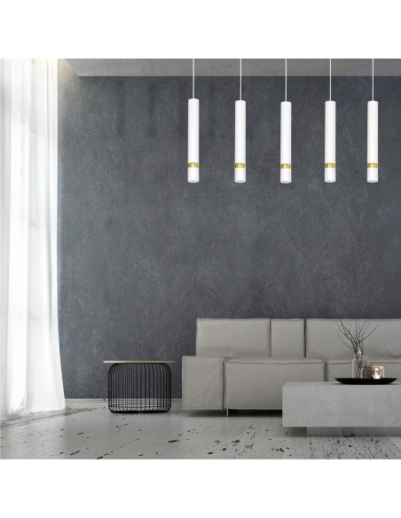 Lampa sufitowa JOKER – nowoczesne oświetlenie w stylu skandynawskim, 5 punktów świetlnych, regulowana wysokość