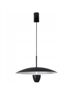 Lampa wisząca LED Ufo M czarna z regulacją wysokości i zmiennym światłem CCT do nowoczesnych wnętrz