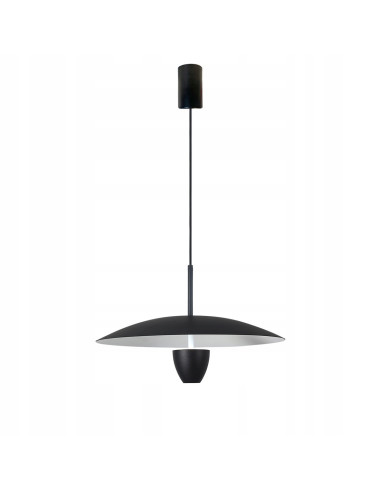 Lampa Wisząca LED UFO S Czarna z Regulacją CCT, 30 cm - Nowoczesne Oświetlenie do Jadalni i Biura