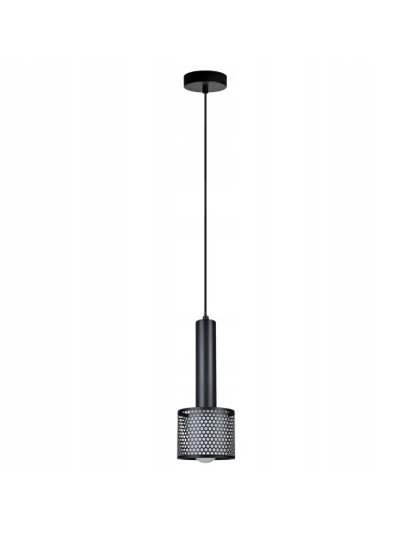 Nowoczesna lampa wisząca Amo w czarnym i złotym kolorze, minimalistyczny styl dla kuchni i jadalni.