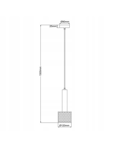 Lampa wisząca Amo w złotym wykończeniu - eleganckie oświetlenie industrialne do nowoczesnych wnętrz.