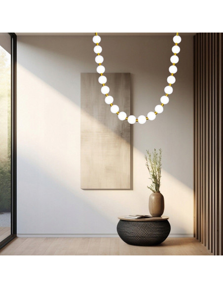 Lampa LED Dorado Rope 3m z regulacją barwy światła - eleganckie oświetlenie do salonu i biura