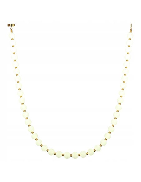 Lampa sufitowa Dorado Rope - złota lampa LED z regulacją, 4m, mleczne klosze, nowoczesny design do wnętrz.