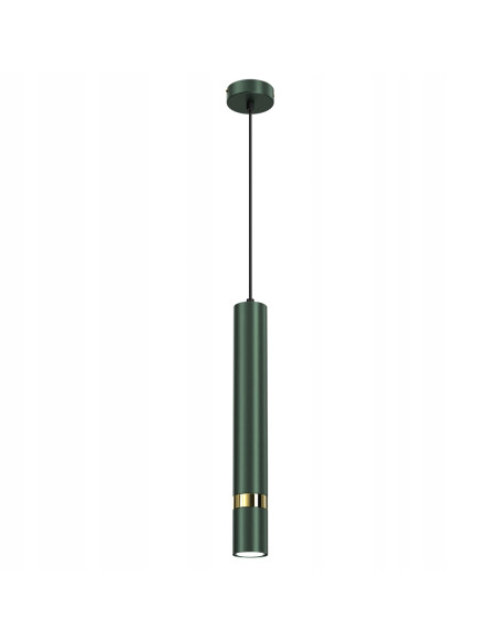 Lampa wisząca JOKER w zielonym, minimalistycznym stylu - regulowane oświetlenie do jadalni od MiLAGRO