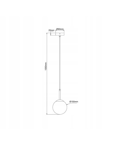 Lampa wisząca Dorado złota z mlecznym kloszem – eleganckie oświetlenie do salonu i jadalni od Light Prestige
