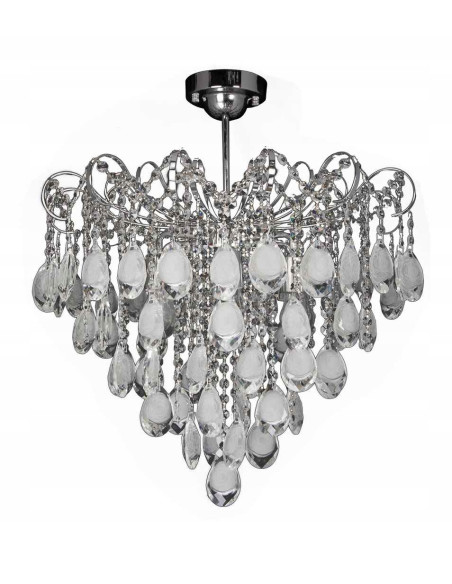 Lampa sufitowa Venti z diamentowymi kryształami - elegancja w klasycznym stylu do stylowych wnętrz.