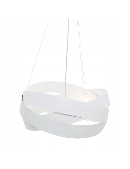 Lampa wisząca TORNADO E27, biała - nowoczesny trójpłomienny zwis sufitowy do biura i wnętrz domowych.