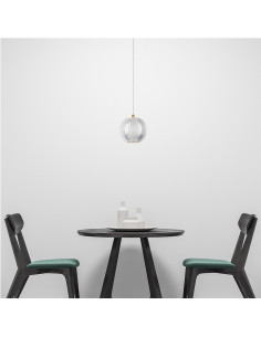 Lampa Wisząca Brillant 1 LED z Regulacją Barwy Światła - Złota Elegancja do Jadalni i Biura 2