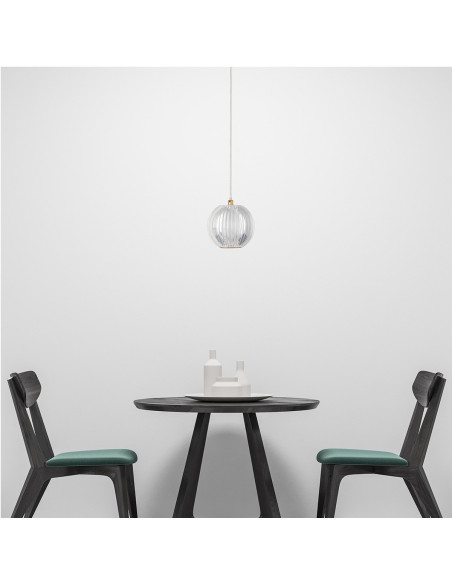 Lampa Wisząca Brillant 1 LED z Regulacją Barwy Światła - Złota Elegancja do Jadalni i Biura