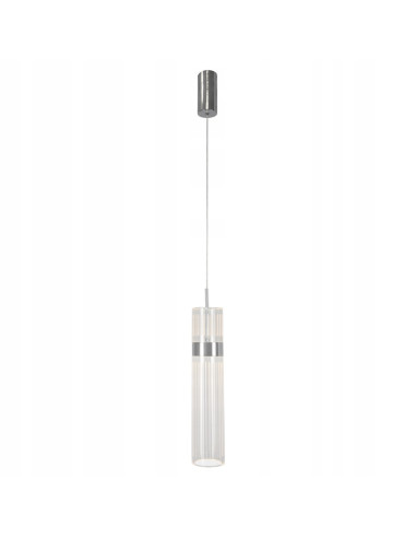 Lampa LED tuba Chrom-Różowe Złoto z Regulacją Światła - Nowoczesny Design do Wnętrz