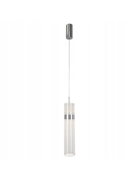 Lampa LED tuba Chrom-Różowe Złoto z Regulacją Światła - Nowoczesny Design do Wnętrz