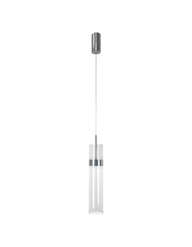 Lampa LED tuba Chrom-Różowe Złoto z Regulacją Światła - Nowoczesny Design do Wnętrz