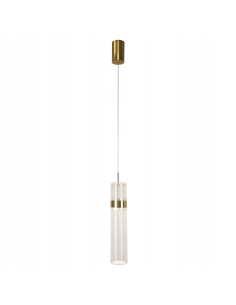 Lampa wisząca LED Ambiente w różowym złocie - nowoczesne oświetlenie do kuchni i jadalni z regulacją barwy światła