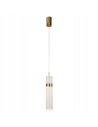 Lampa wisząca LED Ambiente w różowym złocie - nowoczesne oświetlenie do kuchni i jadalni z regulacją barwy światła