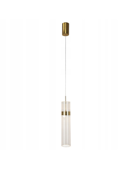 Lampa wisząca LED Ambiente w różowym złocie - nowoczesne oświetlenie do kuchni i jadalni z regulacją barwy światła