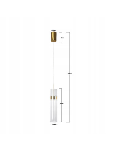 Lampa wisząca LED Ambiente w różowym złocie - nowoczesne oświetlenie do kuchni i jadalni z regulacją barwy światła