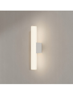 Nowoczesny kinkiet LED z regulacją barwy światła, biały, IP44 - Light Prestige LP-0510/1W-45 WH do łazienek i wnętrz