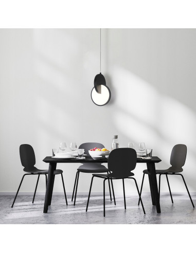 Lampa wisząca LED Circlo w chromie - nowoczesne oświetlenie z regulacją temperatury barwowej do wnętrz.