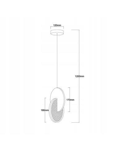 Lampa wisząca LED Circlo w chromie - nowoczesne oświetlenie z regulacją temperatury barwowej do wnętrz.