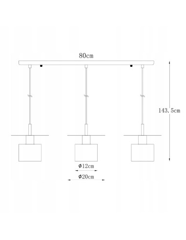 Lampa sufitowa SARDA w złotym wykończeniu, 3-punktowa, E27 – eleganckie oświetlenie do przestrzeni życiowej