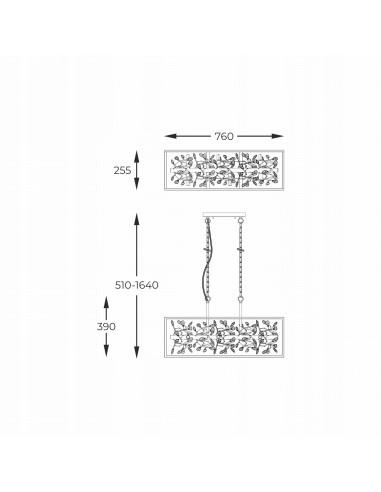 Lampa wisząca SPRING G9 z kryształowymi detalami na złotych łańcuszkach - elegancja i nowoczesność do każdego wnętrza