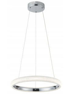 Lampa wisząca LED VIGO z kryształkami - nowoczesny i elegancki akcent do wnętrz, idealna do salonu i biura.